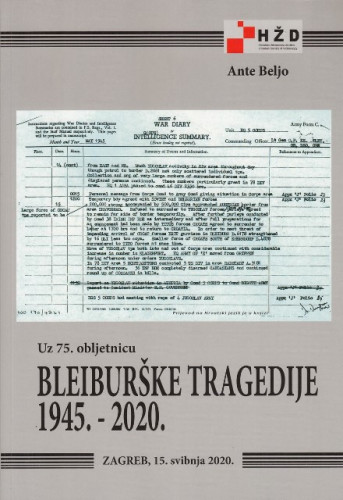Uz 75. obljetnicu Bleiburške tragedije 1945.- 2020. / Ante Beljo
