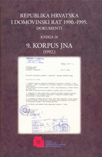 Knj. 20 : 9. korpus JNA : (1992.) / urednici Ivan Brigović, Ivan Radoš